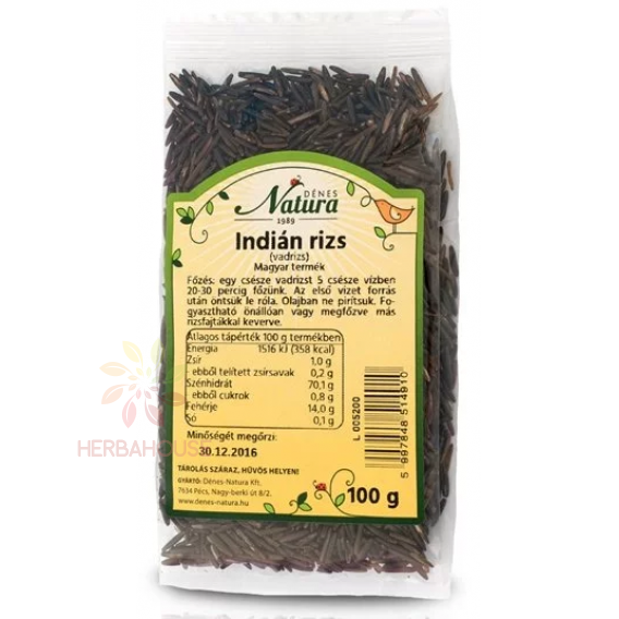 Obrázok pre Dénes Natura orez sălbatic indian (100g)