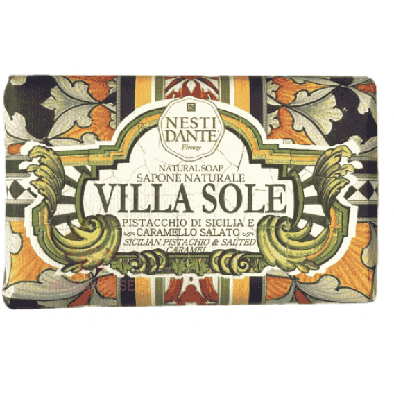 Obrázok pre Nesti Dante Villa Sole Sicilian Pistachio and Caramel Săpun cu aromă de fistic sicilian și caramel sărat (250g)