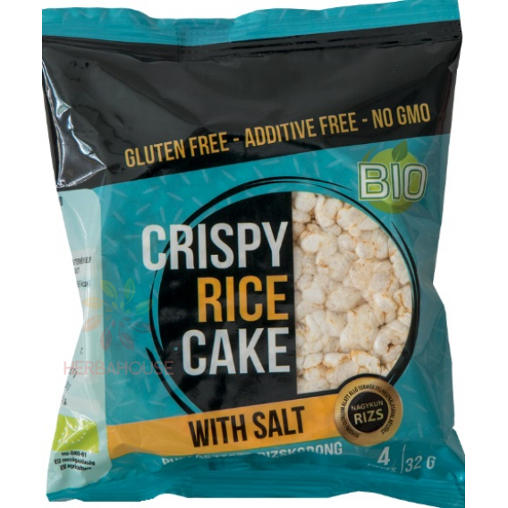 Obrázok pre Nagykun Rice-Ler Bio Rondele de orez sărate fără gluten (32g)