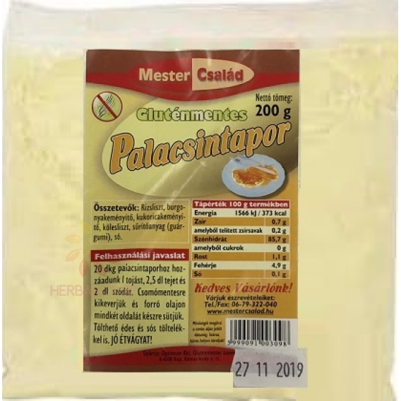 Obrázok pre Mester család Amestec fără gluten pentru clătite (200g)