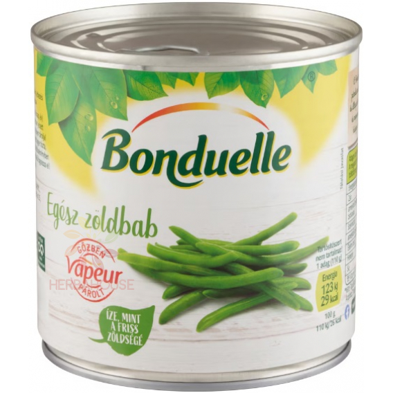 Obrázok pre Bonduelle Vapeur Păstăi de fasole verde întregi preparat la aburi (295g)