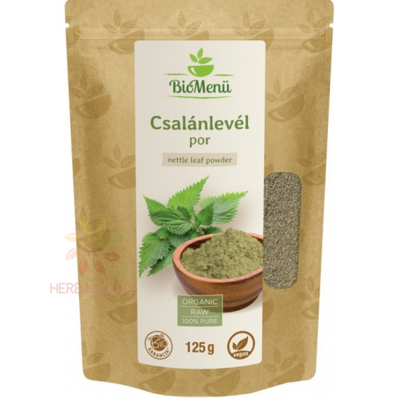 Obrázok pre BioMenü Bio RAW Pudră din frunze de urzică (125g)