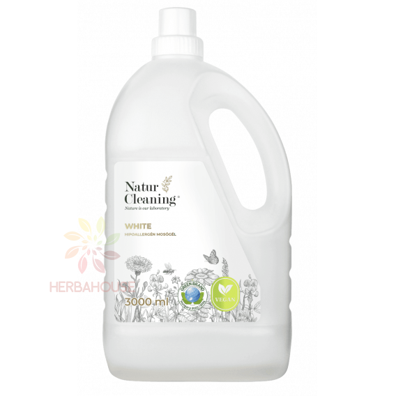 Obrázok pre Natur Cleaning White Gel de spălat hipoalergenic pentru rufe albe (3000ml)