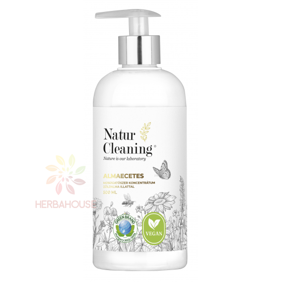 Obrázok pre Natur Cleaning Concentrat hipoalergenic de spălat vase cu oțet de mere și aromă de măr verde (500ml)