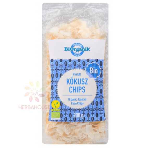 Obrázok pre Biorganik Bio Chipsuri de nucă de cocos prăjită (200g)