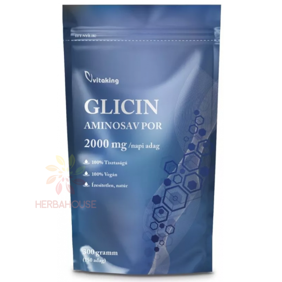 Obrázok pre Vitaking Pulbere de aminoacid glicină (300g)