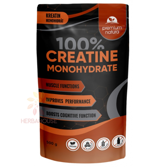 Obrázok pre Premium Natura Pudră de creatină monohidrat (500g)