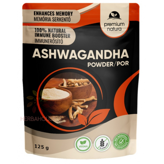 Obrázok pre Premium Natura Pudră de Ashwagandha (125g)