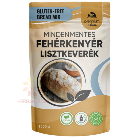 Obrázok pre Premium Natura Amestec de făină fără gluten pentru pâine albă (1000g)