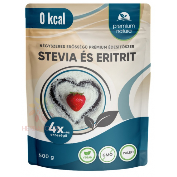Obrázok pre Premium Natura Înlocuitor de zahăr cu efect de îndulcire de 4 ori mai mare (500g)