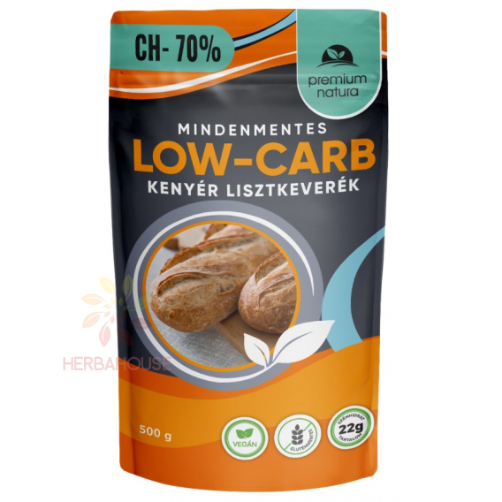 Obrázok pre Premium Natura Low Carb Amestec de făină pentru pâine fără gluten (500g)
