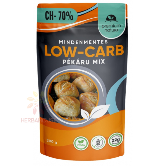 Obrázok pre Premium Natura Low Carb Amestec de făină fără gluten pentru produse de patiserie sărate (500g)
