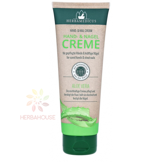 Obrázok pre Herbamedicus Cremă pentru mâini și unghii cu aloe vera (125ml)