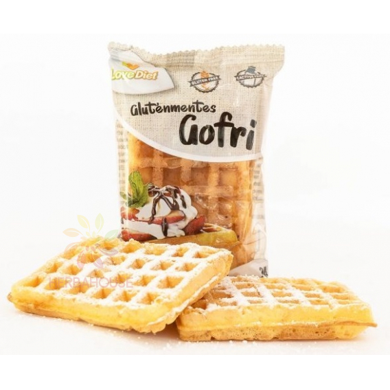 Obrázok pre LoveDiet Vafe fără gluten și fără lactoză (2buc)