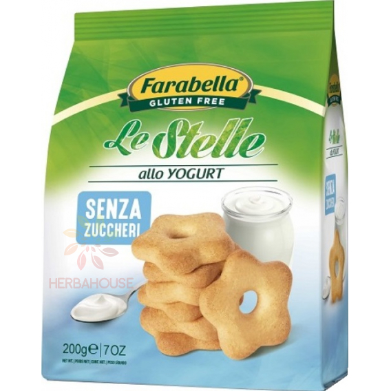 Obrázok pre Farabella Le Stelle Fursecuri cu iaurt fără gluten, fără zahăr adăugat (200g)
