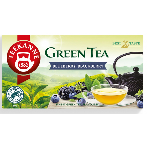 Obrázok pre Teekanne Ceai verde cu aromă de fructe de pădure - afine și mure (20buc)