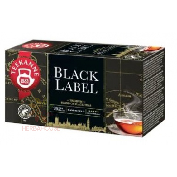 Obrázok pre Teekanne Black Label ceai negru porționat (20buc)