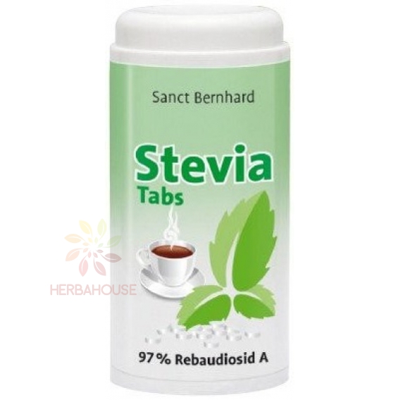 Obrázok pre Sanct Bernhard Stevia dozator de tablete de indulcitor (600buc)