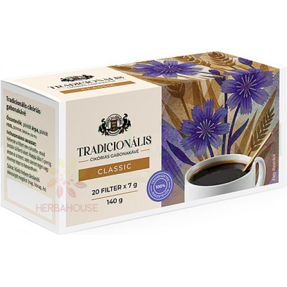 Obrázok pre Multi Cikoria Classic Înlocuitor de cafea din cereale cu cicoare, porționat (20 buc)