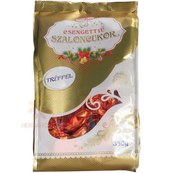 Obrázok pre Microse Csengettyű Bomboane de Crăciun învelite în glazură de lapte de cacao, umplute cu cremă de ciocolată cu trufe (350g)