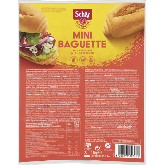 Obrázok pre Schär Duo Mini Baguette rulouri fără gluten (150g)