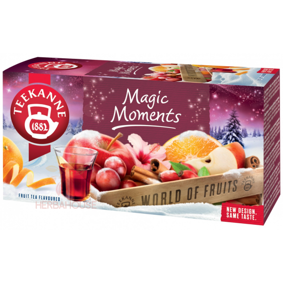 Obrázok pre Teekanne Magic Moments ceai de fructe și plante cu aromă de portocale și rom-struguri, porționat (20buc)