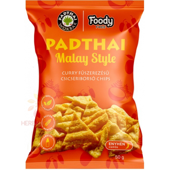Obrázok pre Foody Free Chipsuri de năut fără gluten, Pad Thai Malay Style (50g)