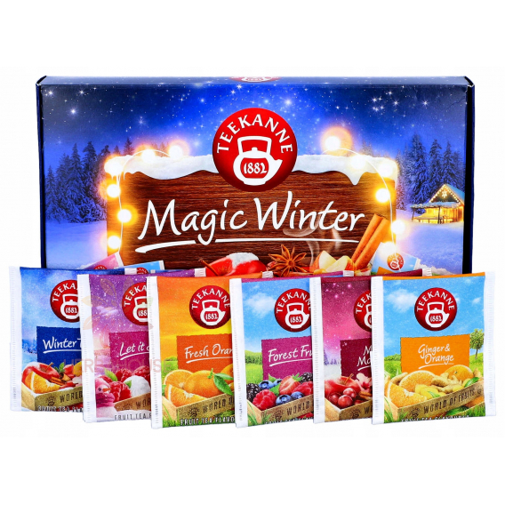 Obrázok pre Teekanne Magic Winter colecție de ceaiuri de fructe și plante, porționate (30buc)