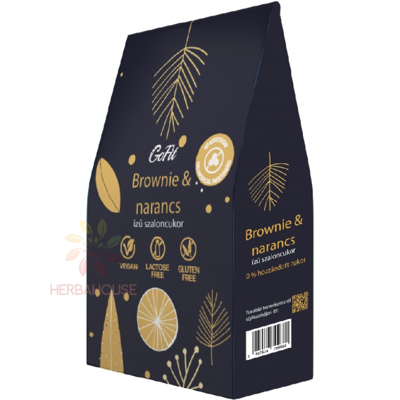 Obrázok pre Avena GoFit Bomboane de Crăciun fără gluten și fără lactoză, cu aromă de brownie și portocală (225g)