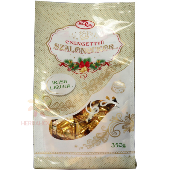 Obrázok pre Microse Csengettyű Bomboane de Crăciun umplute cu cremă de alcool cu ​​aromă de lichior irlandez, învelite în glazură de cacao cu lapte (350g)