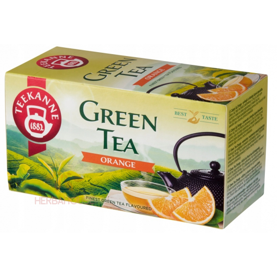 Obrázok pre Teekanne Green Tea Orange Ceai verde cu aromă de portocale (20buc)