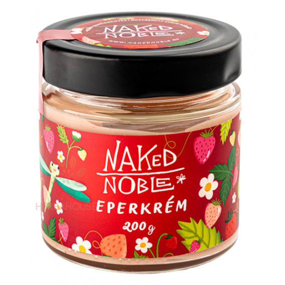 Obrázok pre Naked Noble Cremă vegană de migdale și căpșuni cu îndulcitori (200g)
