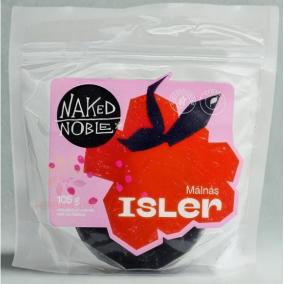 Obrázok pre Naked Noble Biscuite vegan fără gluten cu zmeură și ciocolată, fără zahăr adăugat (105g)