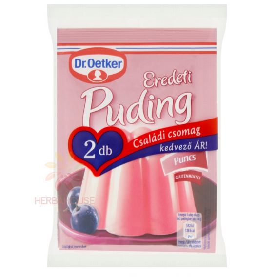 Obrázok pre Dr.Oetker Budincă fără gluten cu aromă de punch (2 x 40g)