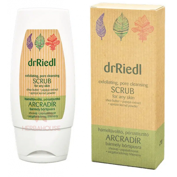 Obrázok pre drRiedl Scrub facial delicat pentru îndepărtarea celulelor moarte și curățarea porilor (100ml)