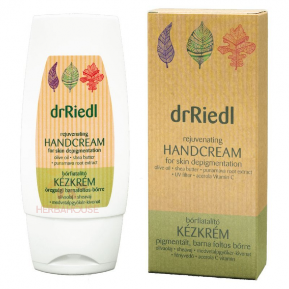 Obrázok pre drRiedl Cremă de mâini rejuvenatoră și iluminatoare cu efect depigmentant (100ml)