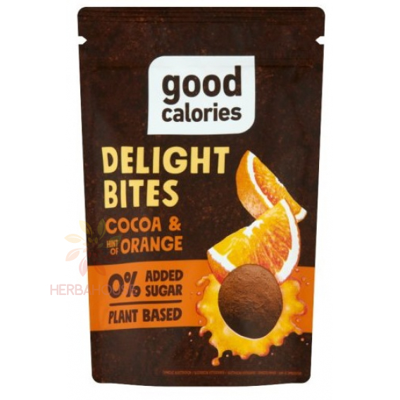 Obrázok pre Good Calories Biluțe de curmale cu cacao și ulei de portocale, fără zahăr adăugat (65g)