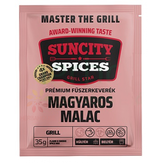 Obrázok pre SunCity Amestec premium de condimente pentru grătar pentru carne de porc (35g)