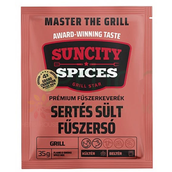 Obrázok pre SunCity Mix de condimente premium pentru carne de porc la grătar – Mix pentru grătar, ceafă și umăr (35g)