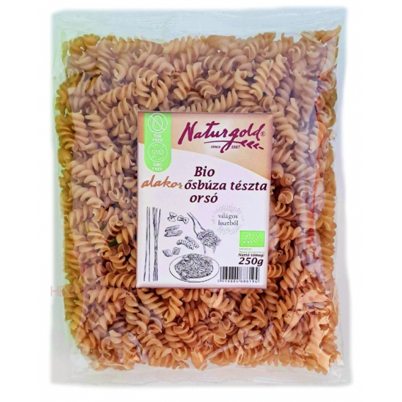 Obrázok pre Naturgold Bio paste din grâu Alakor einkorn - spirale (250g)