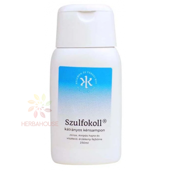 Obrázok pre Szulfokoll Șampon cu sulf și gudron - împotriva mătreții, sebumului și mâncărimii (250ml)