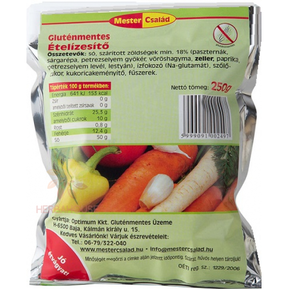 Obrázok pre Mester család Condimente pentru legume fără gluten (250g)