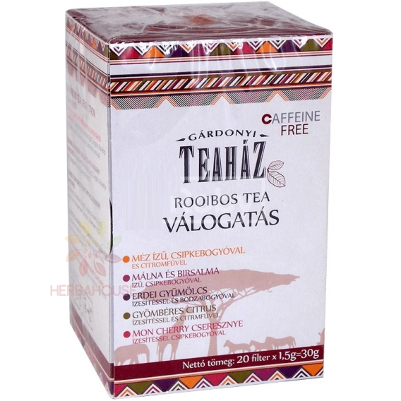 Obrázok pre Gárdonyi Teaház Selecție de ceaiuri Rooibos (20buc)