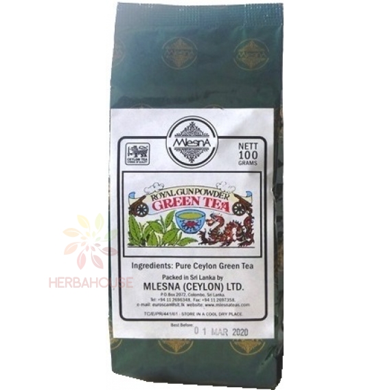 Obrázok pre Mlesna Royal Gunpowder Ceai verde vrac (100g)