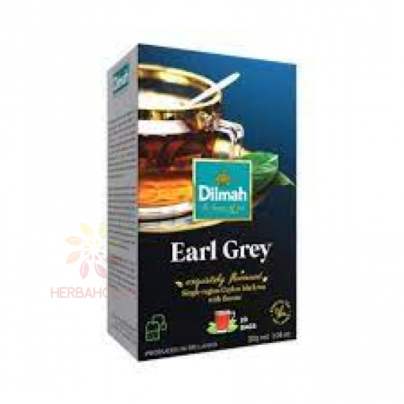 Obrázok pre Dilmah Ceai negru Earl Grey cu aromă de bergamotă porționat (20buc)