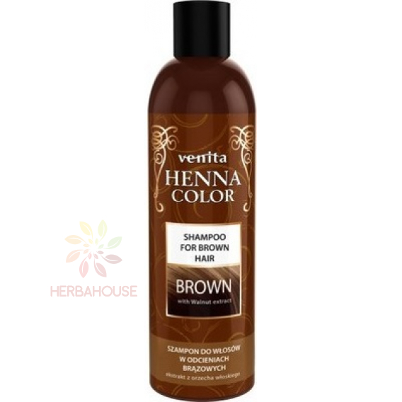 Obrázok pre Venita Henna Color Shampoo, șampon pentru păr brun și închis (250ml)