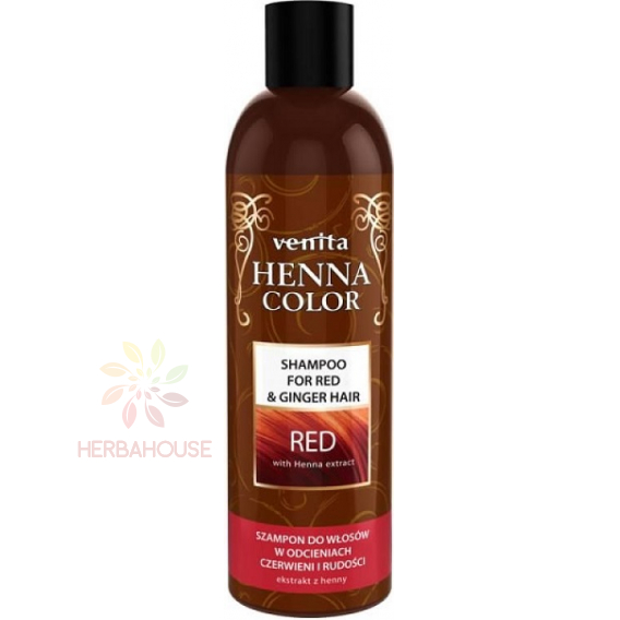 Obrázok pre Venita Henna Color Shampoo, șampon pentru păr în nuanțe de roșu (250ml)