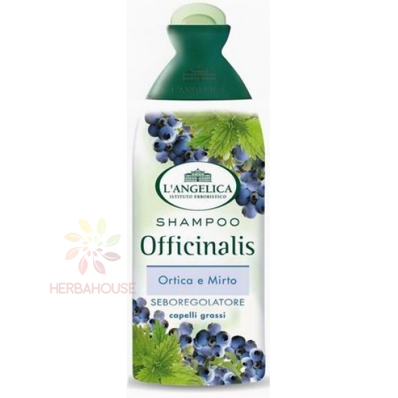 Obrázok pre L´Angelica Șampon din plante pentru păr gras cu urzică și mirt (250ml)