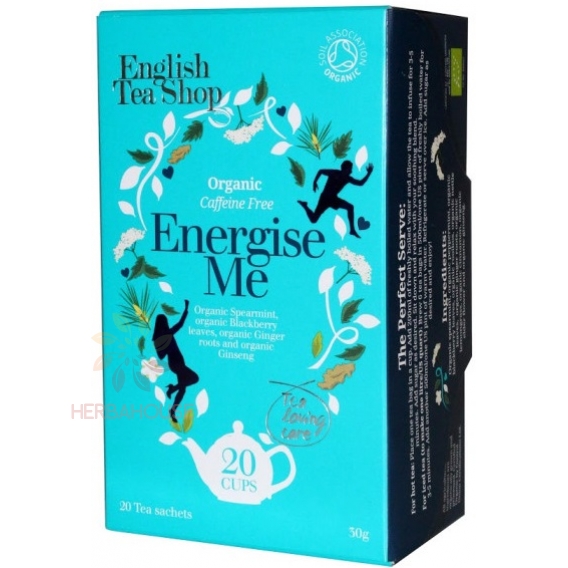 Obrázok pre English Tea Shop Bio Energise Me Ceai energizant (20buc)