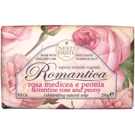 Obrázok pre Nesti Dante Romantica Săpun de trandafiri și bujor (250g)